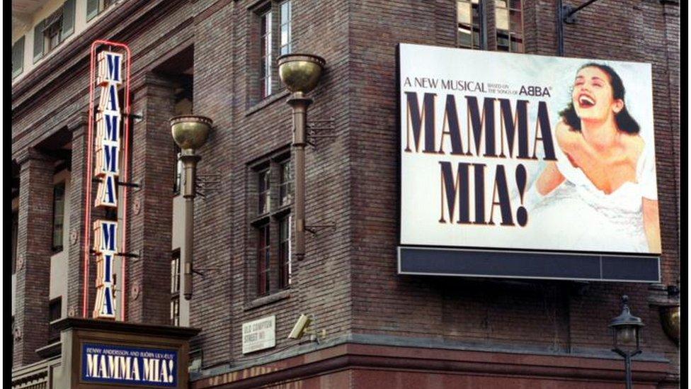 Mamma Mia sign