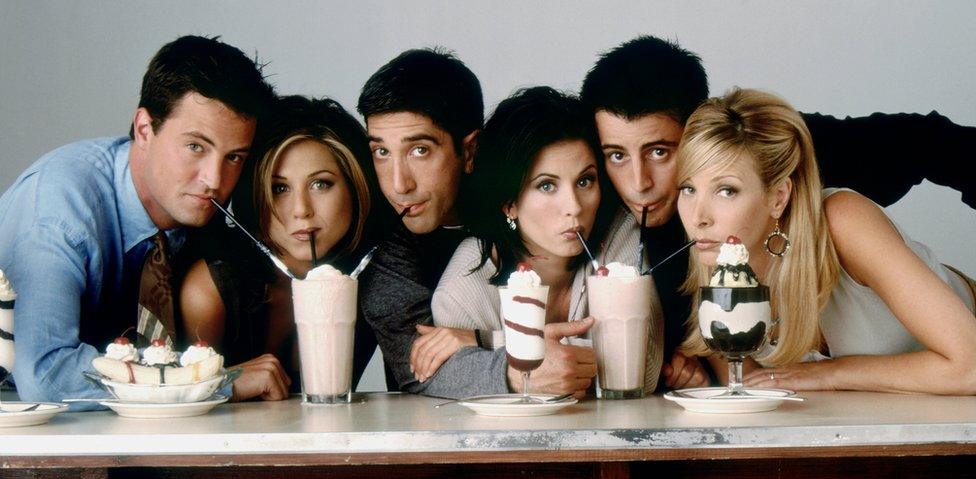 The main cast of Friends