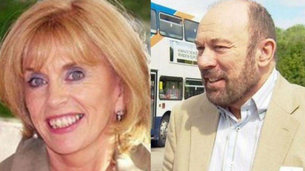 Ann Gloag and Sir Brian Souter
