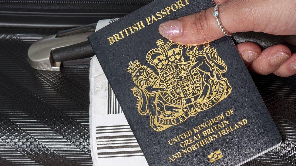 A British passport