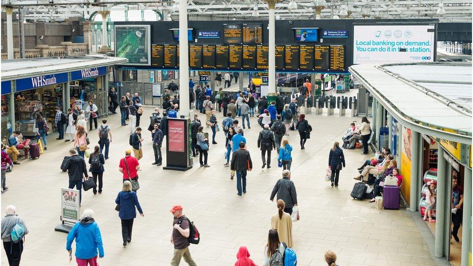 Edinburgh Waverley train station