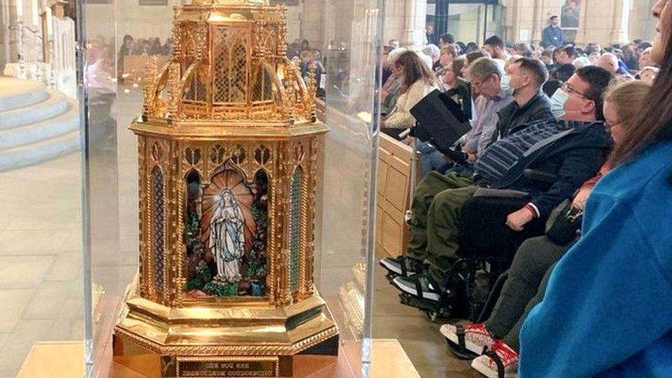 Relics of St Bernadette