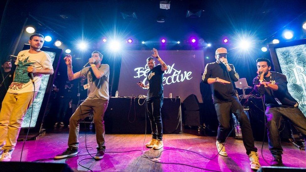 The Beatbox Collective on stage