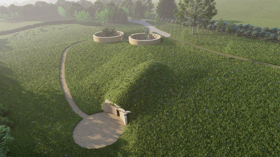 CGI of new barrows