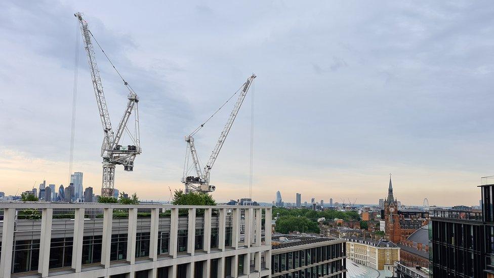 A view over London.