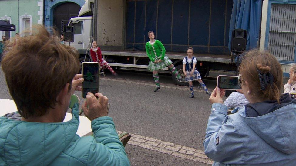 celtic dancing at Killyleagh