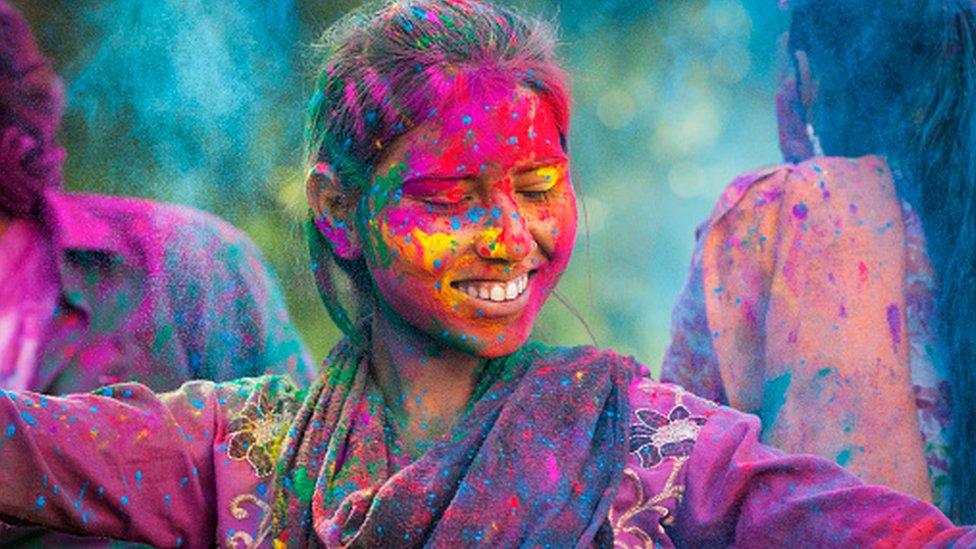 Holi festival of Hindus