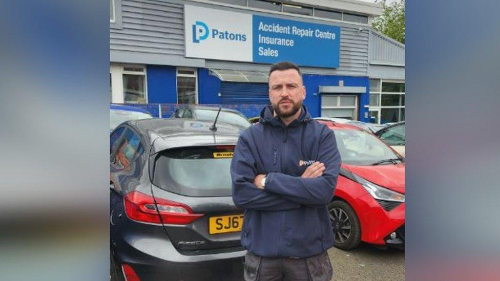 William Paton of Paton's Accident Repair Centre