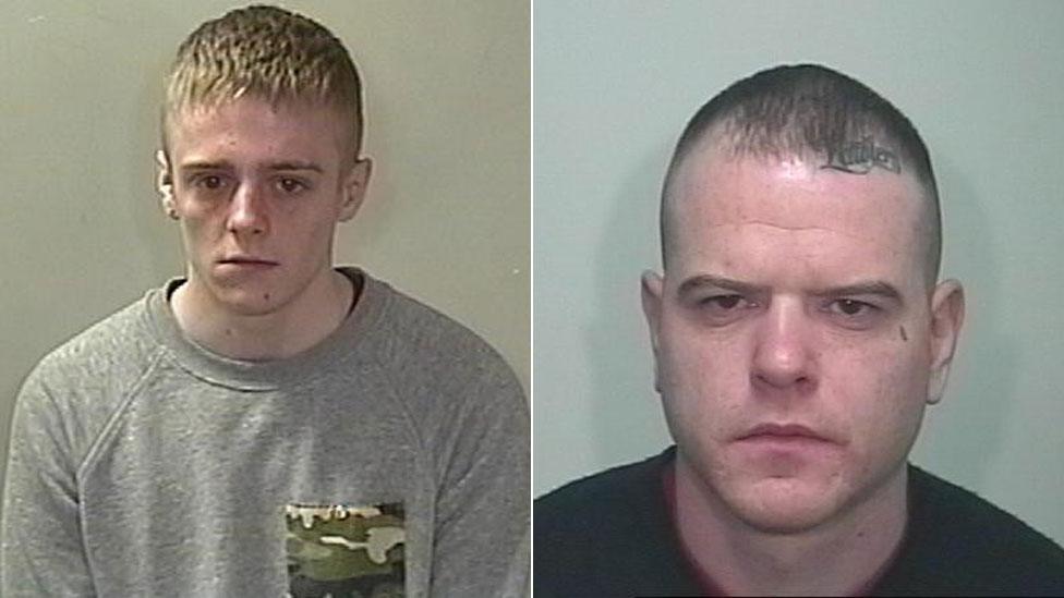 Nathan Jefferson (l) and David Lawler