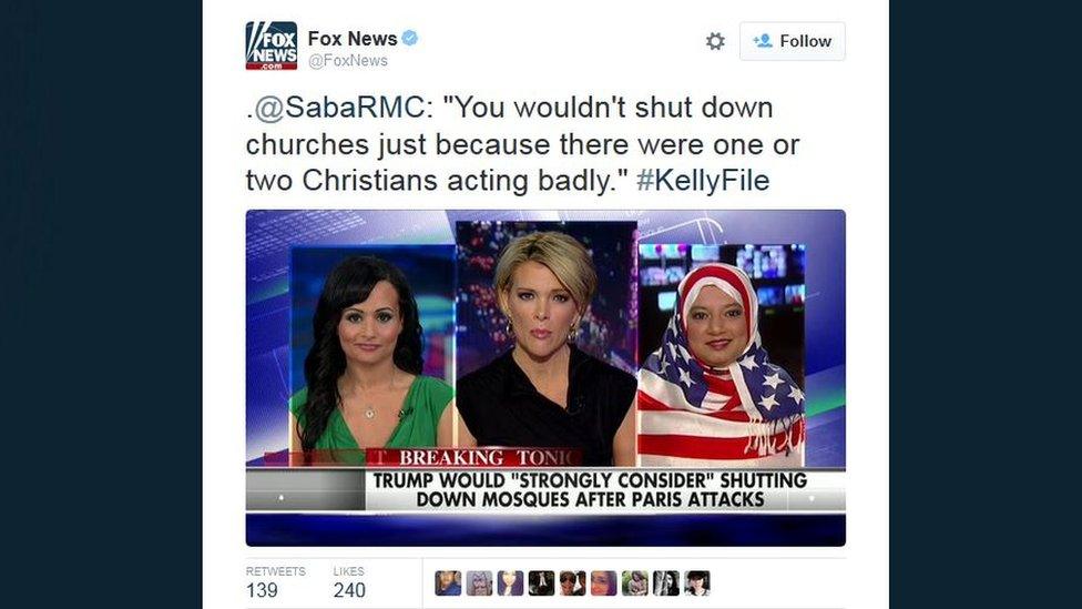 Fox News Twitter screenshot