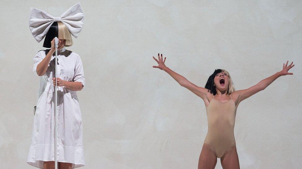 Singer Sia and dancer Maddie Ziegler