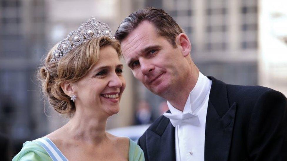 Princess Cristina and her husband Inaki Urdangarin. Photo: 2010