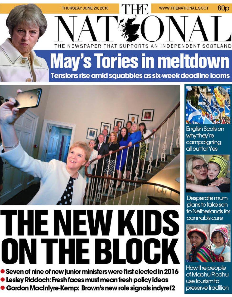 The Papers Indyref2 Campaign Plans Bbc News