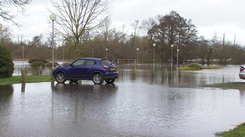 car park at Reading Doubletree Hilton