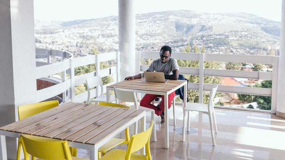 Andela employee in Kigali