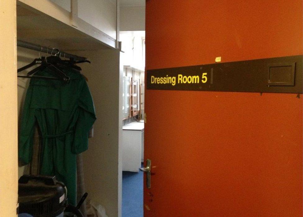 Haymarket Theatre dressing room