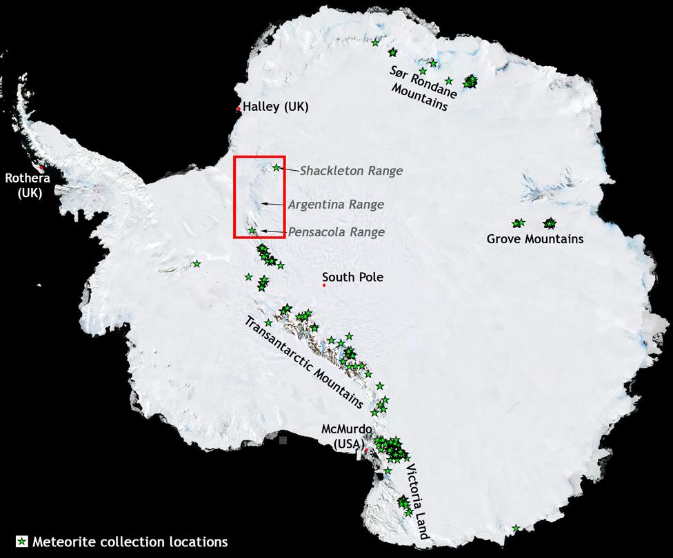 Antarctic map