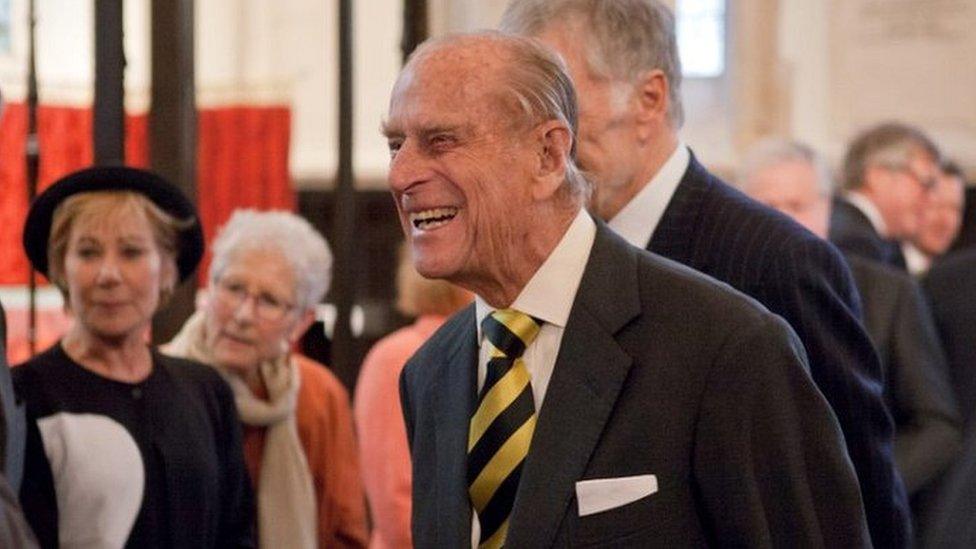 Prince Philip at Shakespeare's Globe