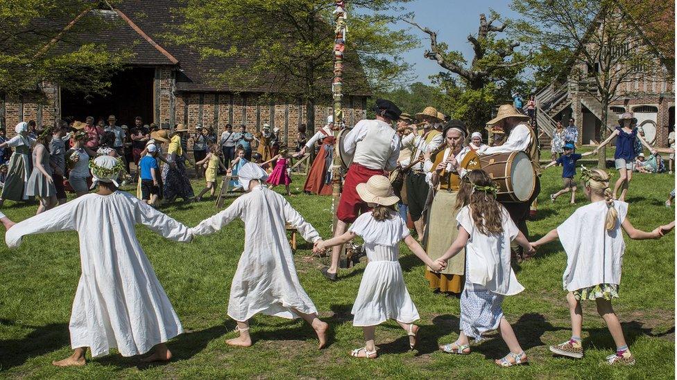 Dancing around the May Tree