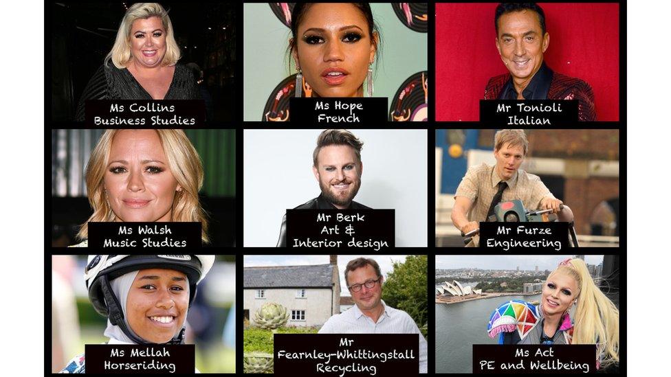 Gemma Collins, Bruno Tonioli, Vick Hope, Kimberley Walsh, Bobby Berk, Chris Furze, Khadijah Mellah, Hugh Fearnley-Whittingstall and Courtney Act