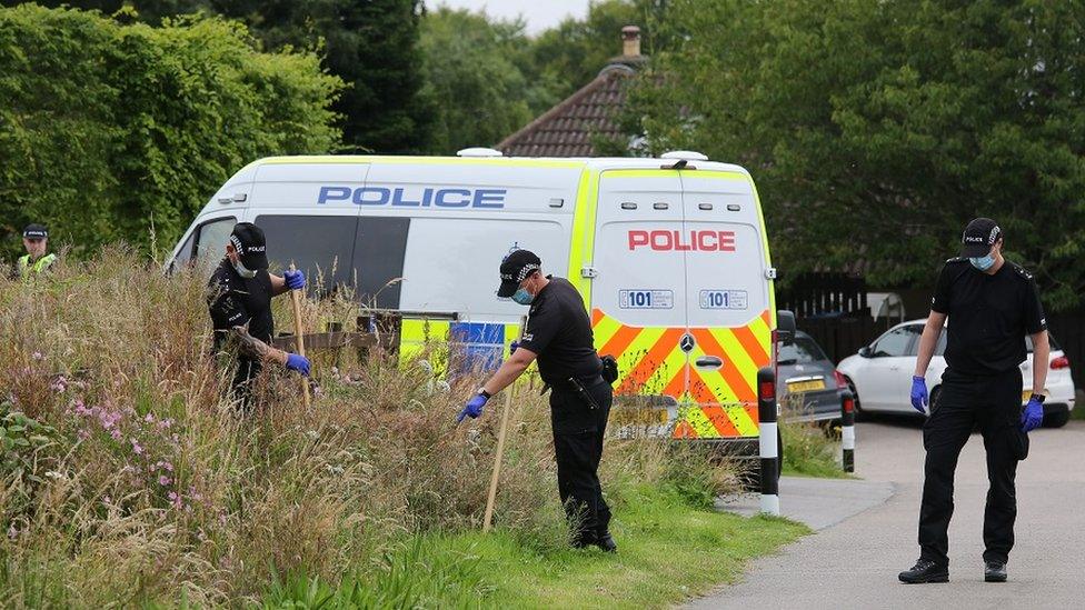 Police at Black Park, Inverness