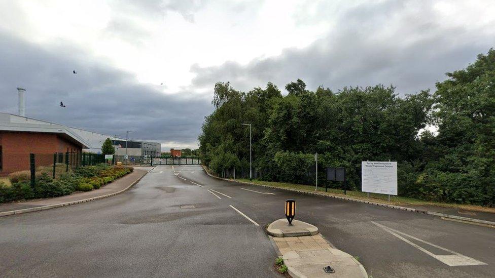 Sinfin waste plant, in Sinfin Lane