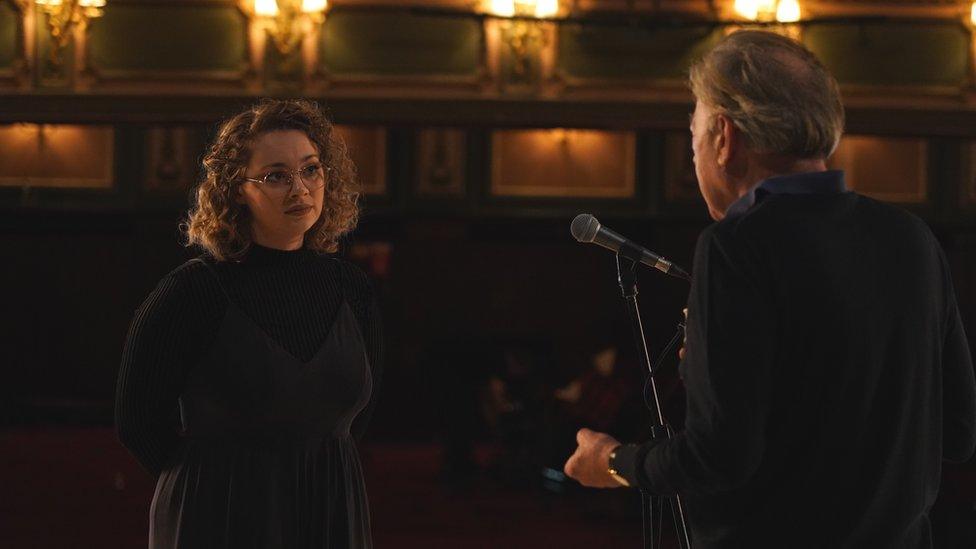 Carrie Hope Fletcher and Andrew Lloyd Webber