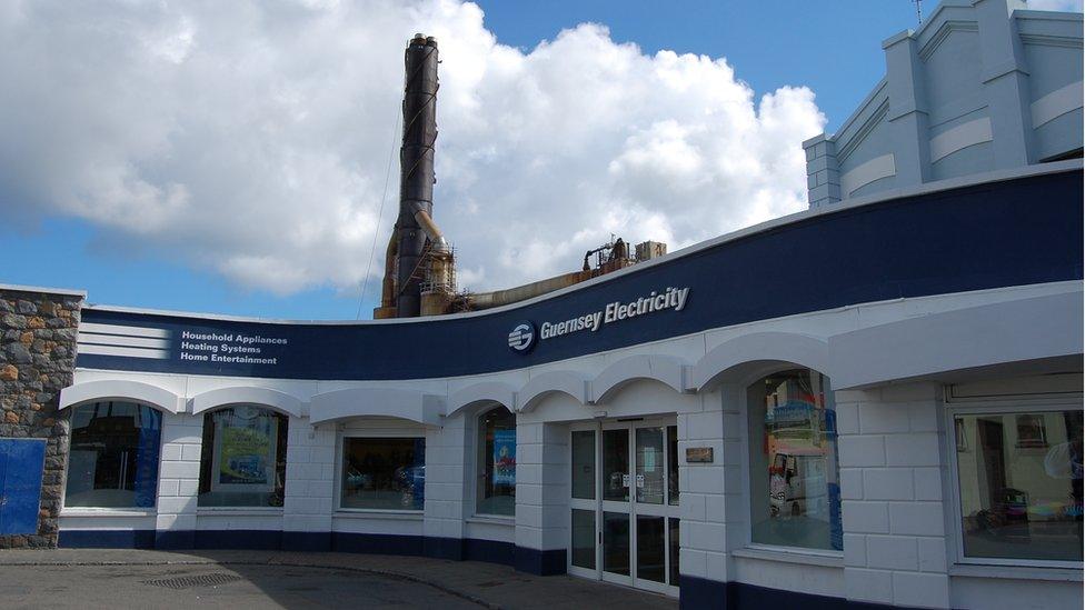 Guernsey Electricity showroom and power station