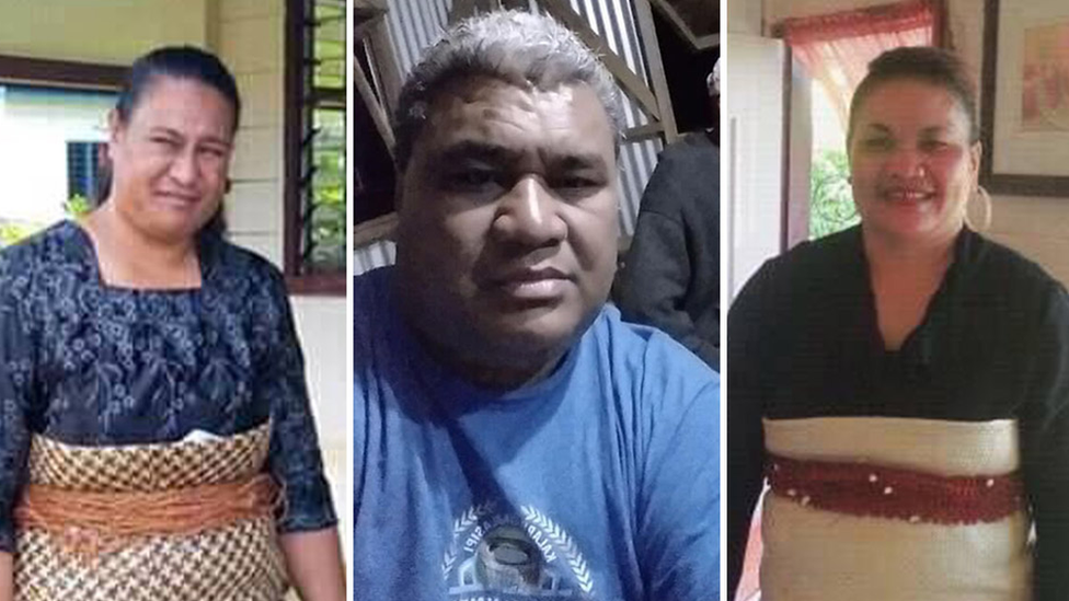 Mr Molitika is trying to reach (l-r) sister Mafivea, brother Tupou and sister Hu'avai