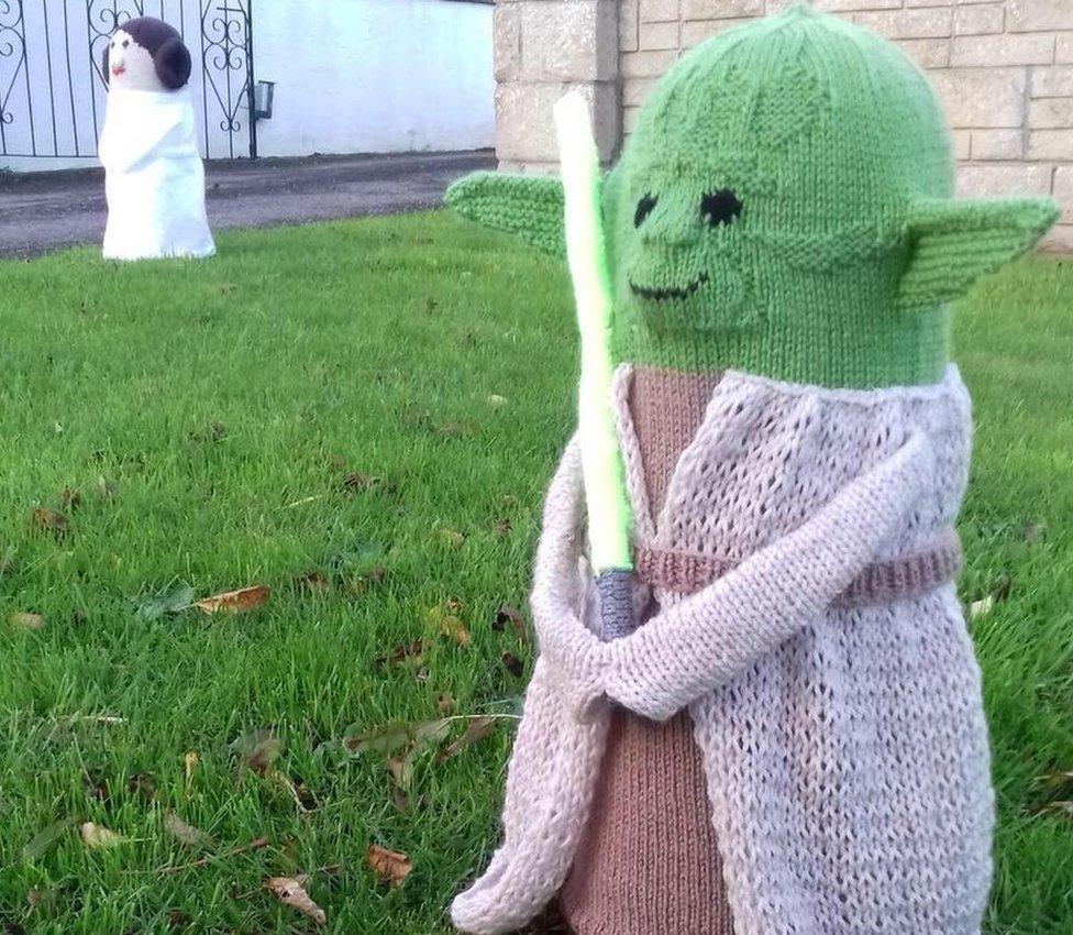 Princess Leia and Yoda