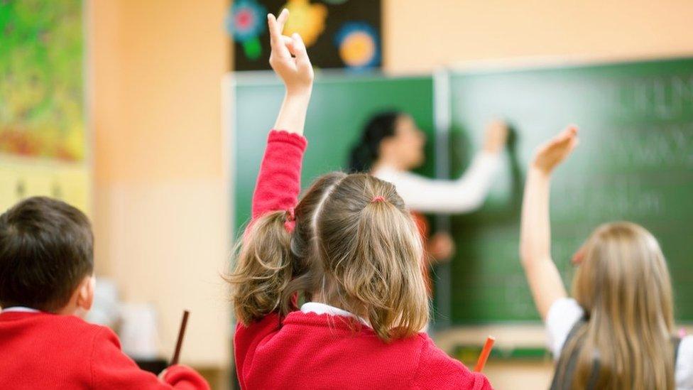 Children in classroom