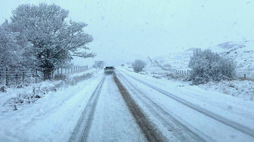 Snow near Corran