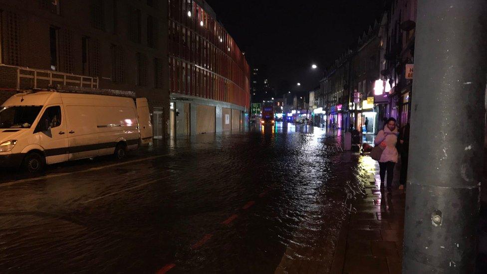 Flooding in Lewisham