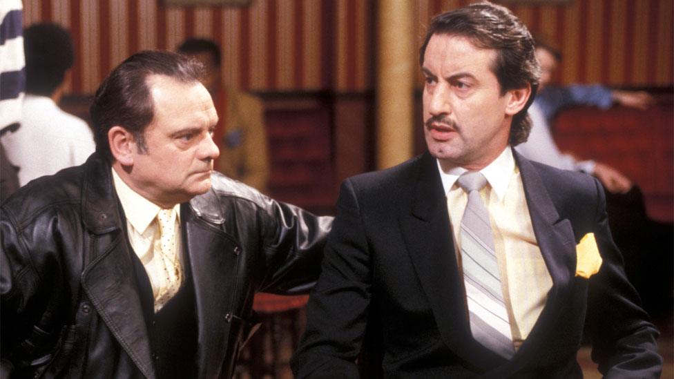 John Challis alias Boycie (right)