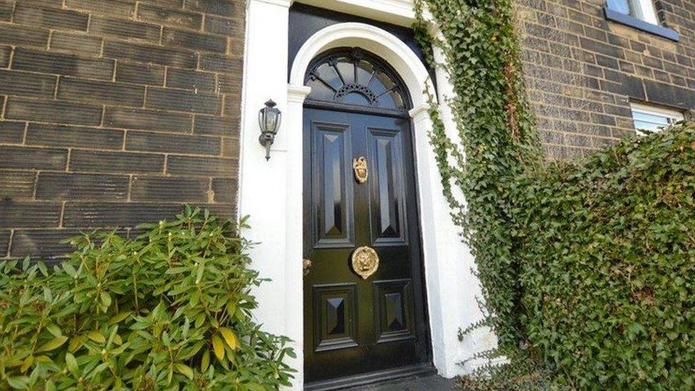 Croft House front door - in the style of Number 10 Downing Street