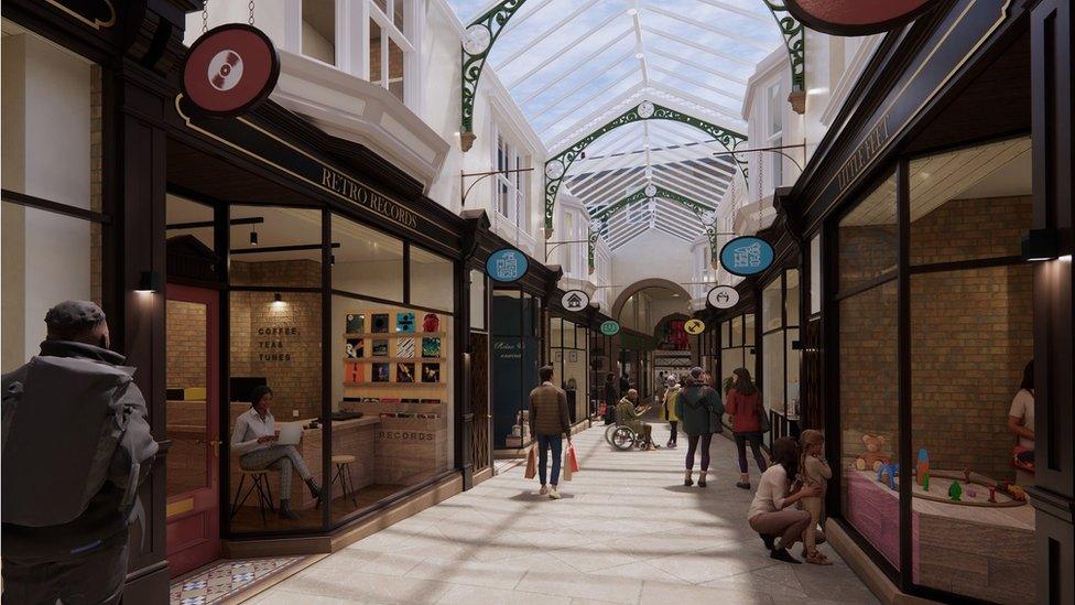 Dewsbury Arcade artist's impression