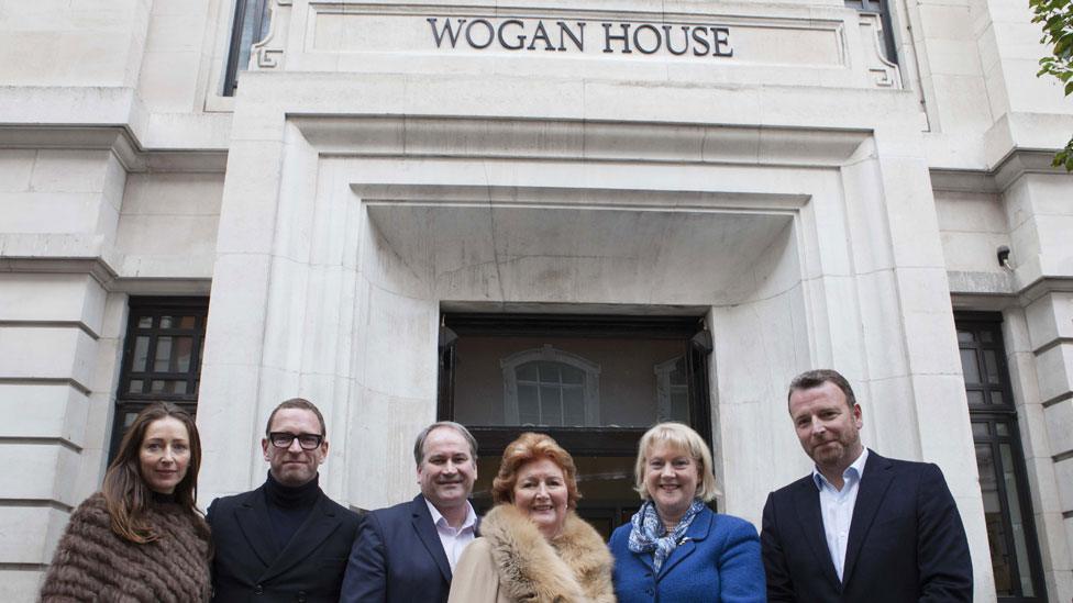 Lady Wogan (third from right) was joined by BBC deputy director general Anne Bulford (second right) and BBC director of radio Bob Shennan (third left)