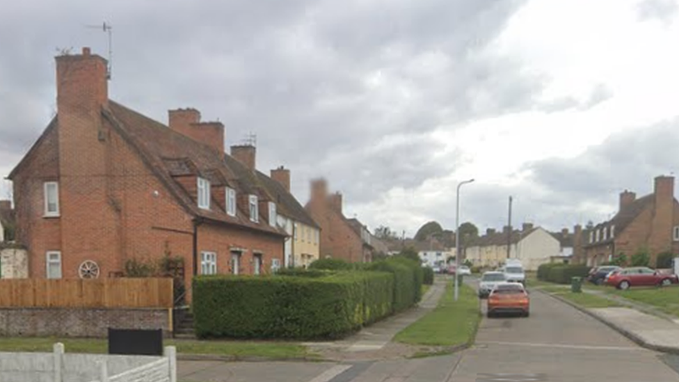 The attack happened at a house in Orrets Meadow Road