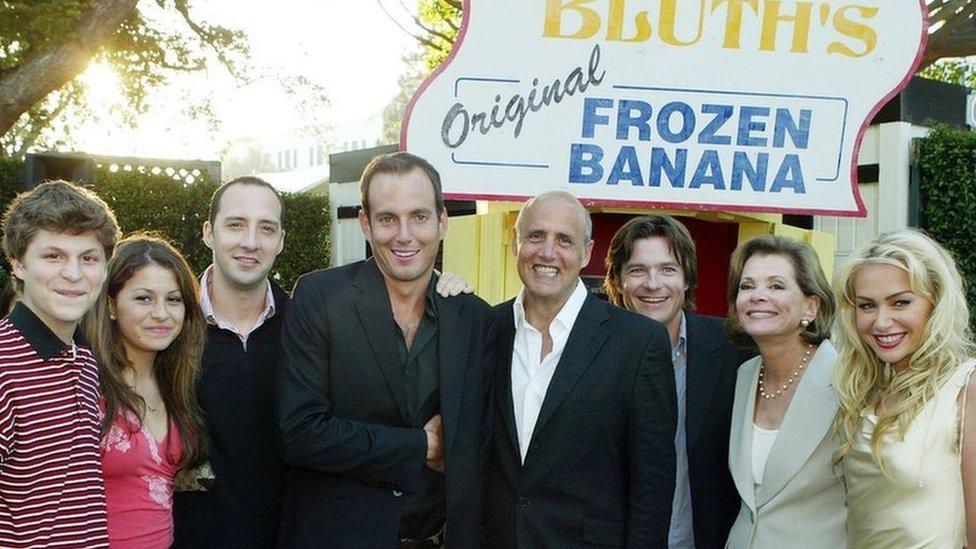 The cast of Arrested Development in 2004