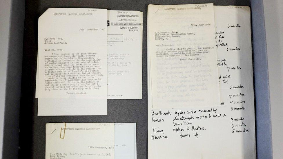 Turing letters