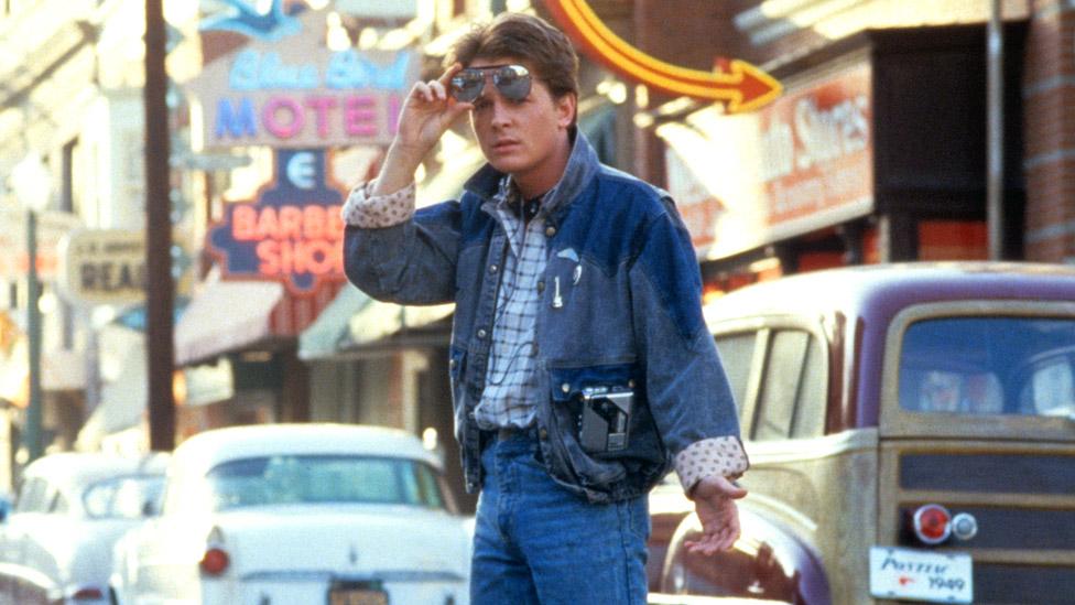 Michael J Fox in Back To The Future