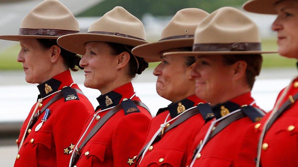 Female Mounties in Canada