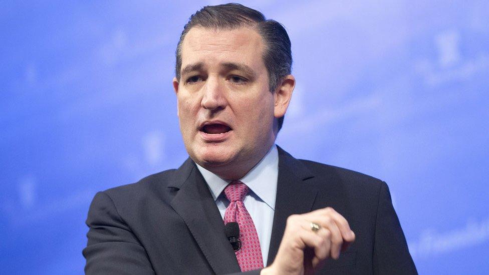 Republican presidential candidate Sen. Ted Cruz, R-Texas speaks at the Heritage Foundation in Washington, Thursday, Dec. 10, 2015.