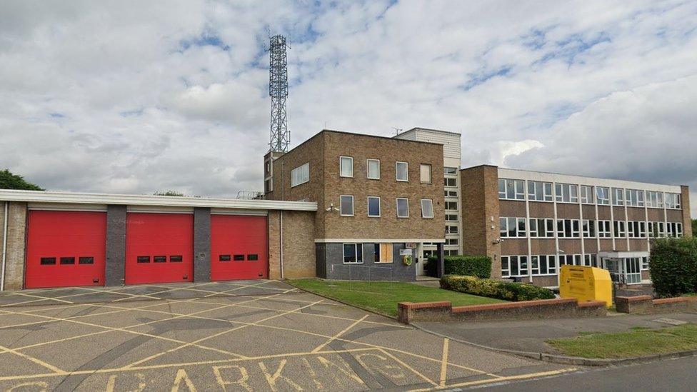 The old Tilehurst Fire Station at 103 Dee Road, Reading