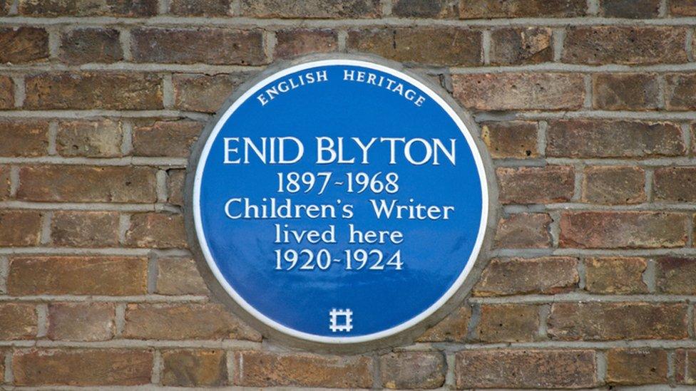 Enid Blyton Blue plaque