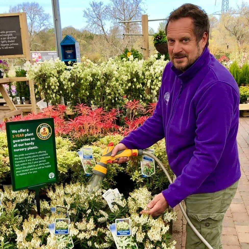 Steve Taylor at Mortonhall Garden Centre