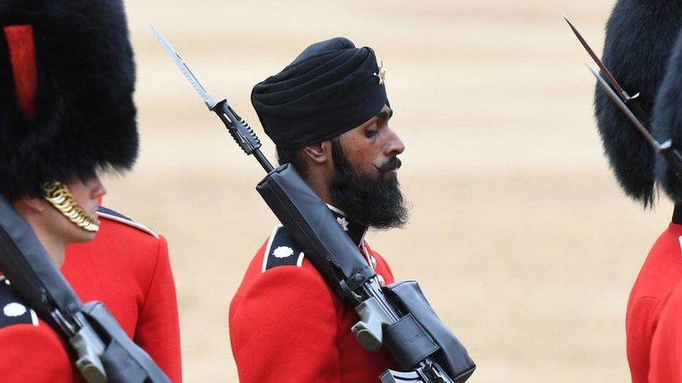 Coldstream Guards soldier Charanpreet Singh Lall