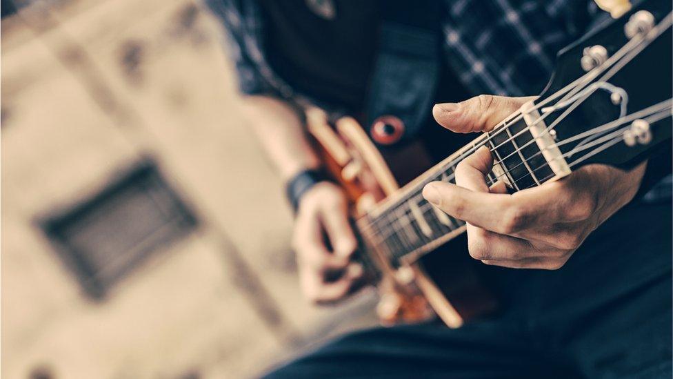 Guitarist - stock photo