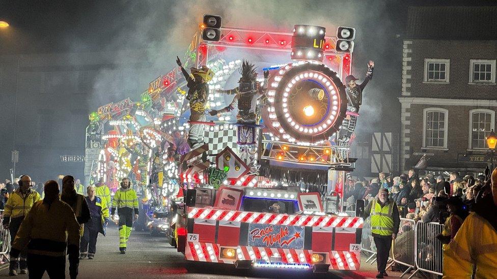 Bridgwater Carnival float