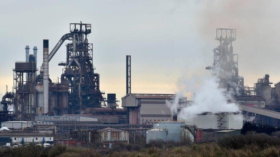 Tata Steel works in Port Talbot